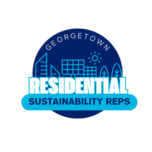 blue and white logo that reads. 