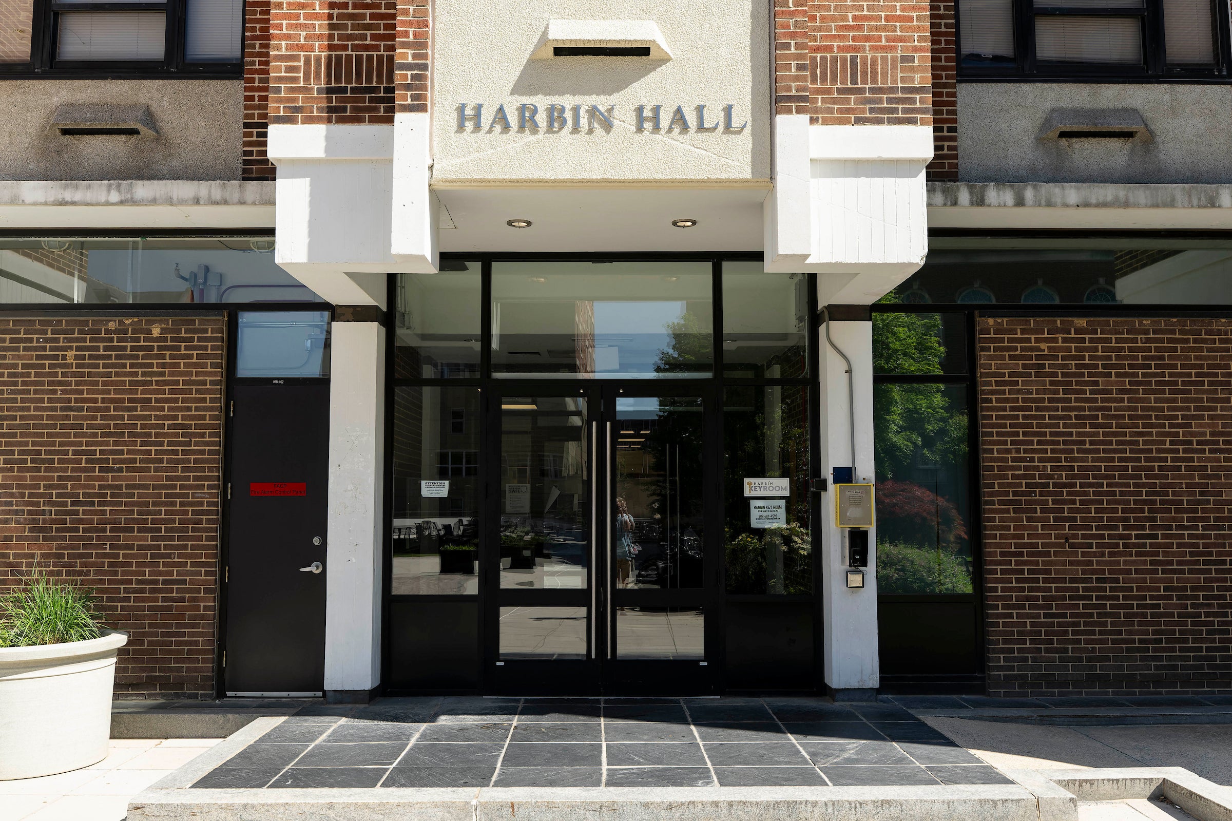Harbin hall front doors